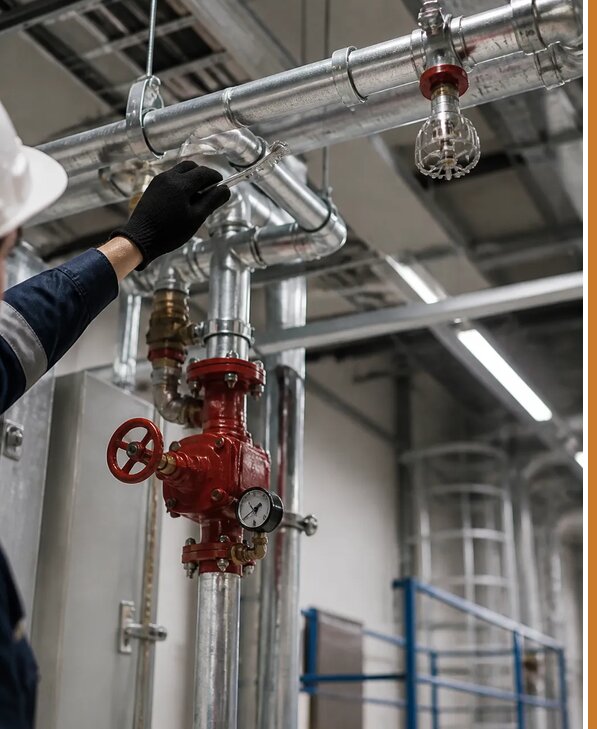 Монтаж систем пожаротушения для объектов в Нефтеюганске под ключ