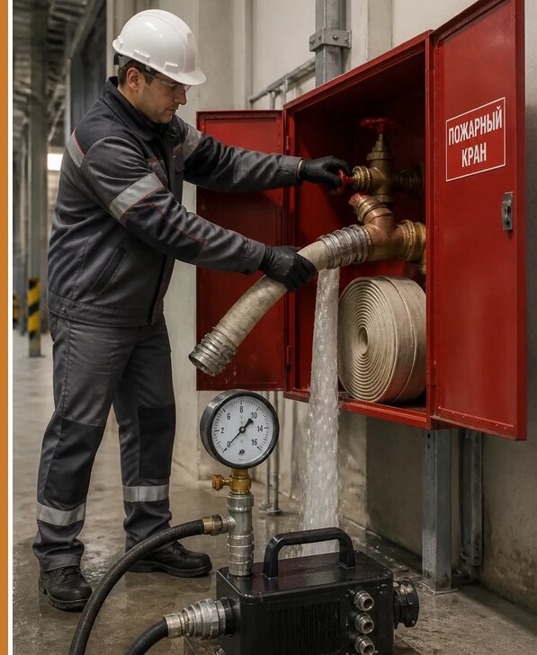 Испытание пожарных кранов в Нефтеюганске от 1017 р. | Авеста ОТиПБ